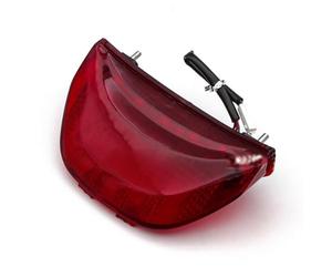 CPDDNGZMKK Moto Feu Arrière Feu Arrière Intégré De Frein 3 Lignes Pour CBR600RR 2003 2004 2005 2006 Pour CBR1000RR 2004-2007(Red)