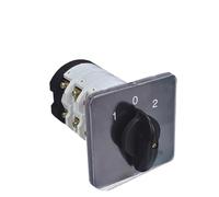 CPDHJMZO Interrupteur à cames 125 A YMZ12-125/3, Verrouillage, 690 V, 3 pôles, Double Commande d'alimentation, 3 Positions, Contact argenté, Interrupteur Rotatif inverseur