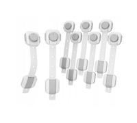 cpe-123 PARENCE - Bloc protection Bébé sécurité Verrouillage(Amélioré), Lot de 8 Loquets Bloque-placards pour Enfants/Bébé, pour Tiroir, Réfrigérateur