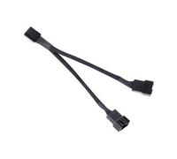 CPF01 - Répartiteur d'alimentation de ventilateur - MLI à 4 broches (F) pour MLI à 4 broches (M) - 10 cm - noir
