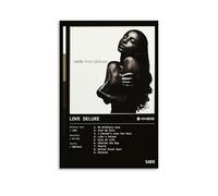 CPFSCWZP Impression sur toile pour album de musique vintage Sade Great Singer - Décoration murale pour chambre à coucher - 40 x 60 cm - Style sans cadre