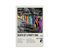 CPFSCWZP Impression sur toile pour album de musique vintage « TV Girl Great Singer » - Décoration murale pour chambre à coucher - 50 x 75 cm