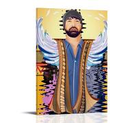 CPFSCWZP Impression sur toile pour album de musique vintage Walk Off The Earth Great Singer, décoration murale pour chambre à coucher, 30 x 45 cm, style cadre