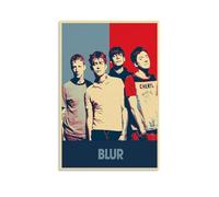 CPFSCWZP Impression sur toile vintage Blur Great Singer avec couverture d'album de musique - Décoration murale pour chambre à coucher - 60 x 90 cm - Style sans cadre