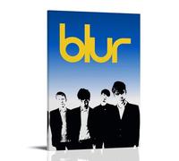 CPFSCWZP Impression sur toile vintage Blur Great Singer avec couverture d'album de musique - Décoration murale pour chambre à coucher - 20 x 30 cm - Style cadre