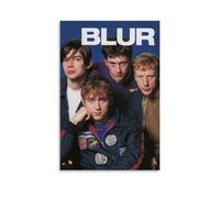 CPFSCWZP Impression sur toile vintage Blur Great Singer avec couverture d'album de musique - Décoration murale pour chambre à coucher - 60 x 90 cm - Style sans cadre