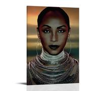 CPFSCWZP Impression sur toile vintage Sade Great Singer avec couverture d'album de musique - Décoration murale pour chambre à coucher - 20 x 30 cm - Style cadre