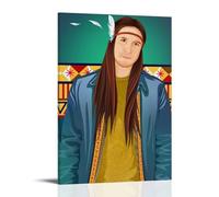 CPFSCWZP Impression sur toile « Walk Off The Earth Great Singer », couverture d'album de musique vintage, décoration murale, affiche pour chambre à coucher, 50 x 75 cm, style cadre