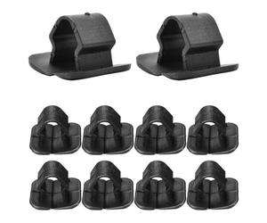 CPJJ 10 Pièces Capot De Voiture Isolation Pad Support Clip Auto Capot En Plastique Boucle De Fixation Retenue,Isolation Thermique Et Acoustique Disponible,Apto Para Todo Tipo De Coches Del Mercado