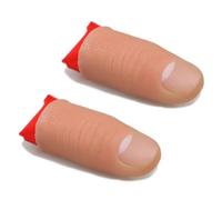 CPJJ 2 Pcs Faux Pouce avec Écharpe, Tour de Magie Doigt Faux Pouce Pouce Magique Pouce pour Fêtes, Carnavals, Halloween