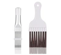 CPJJ 2 Pièces Peigne d'Aileron De Condensateur De Climatiseur,Brosse De Nettoyage à Ailettes Nettoyeur d'Ailettes De Climatiseur Nettoyage De Bobines De Réfrigérateur Outil De Radiateur d'Évaporateur