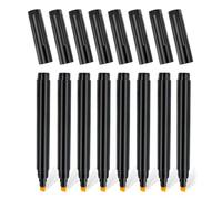CPJJ 8 Pièces Stylo Faux Billets, Euros, Stylo Détecteur de Faux Billets, Stylo Billet Banque Faux pour euros, dollars, livres, toutes les principales devises internationales