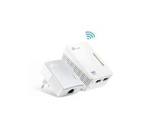 TP-Link TL-WPA4220KIT AV500 2-Port Wifi Powerline Adapter Starter Kit - Kit d'adaptation pour courant porteur HomePlug AV (HPAV) - Branchement mural