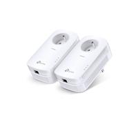 TP-Link Kit CPL TL-PA8015P – AV1200 1200 Mbps, 1 Port Gigabit, Prise intégrée, Pack de 2