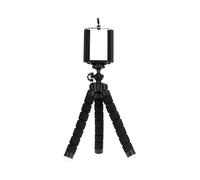 CPL-Trépied de téléphone Flexible et réglable,Mini support pour Smartphone,avec télécommande sans fil et Clip pour enregistrement vidéo/Vlogging/Selfie-Black Tripod