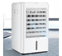 Cplsntaeam Climatiseur Mobile, 4l Climatiseur Portable Silencieux Refroidisseur d'air Ventilateur avec Télécommande, 3 Vitesses & 3 Modes, Minuterie de 1H/2H/4H, Idéal pour Maison/Bureau,12V
