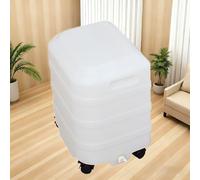 Cplsntaeam Réservoir à eaux usées sur Roues - 23 litres - Facile à déplacer - Blanc - 34.5 * 28 * 44cm - Équipement de Spa pour la tête, Salons et spas