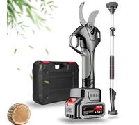 Cplsntaeam Sécateur électrique, sécateur de Jardin à Grande portée avec Batterie de 2000 mAh, diamètre de Coupe de 1,6", sécateur en Acier à Haute teneur en Carbone pour Branche d'arbre,2Batteries