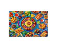 CPLVKWRQJ Diffusion alimentaire colorée Pièce Unique Diffusion vibrante de nourriture Décor Art Murale Chambre À Coucher Ambiance Douce Et Apaisante 16x24inch(40x60cm)
