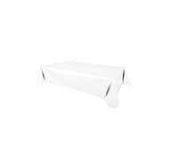 CPM - Nappe en toile cirée rectangulaire design uni Joys - L. 140 x l. 200 cm - Blanc - Joys