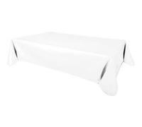 CPM - Nappe en toile cirée rectangulaire design uni Joys - L. 140 x l. 200 cm - Blanc - Joys