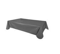 CPM - Nappe en toile cirée rectangulaire design uni Joys - L. 140 x l. 200 cm - Gris