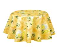 CPM - Nappe en toile cirée ronde provençale Pistou - Diam. 150 cm - Jaune