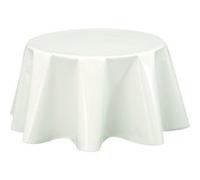 CPM - Nappe ronde en toile cirée design uni Joys - Diam. 150 cm - Blanc - Joys Blanc