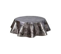 CPM - Nappe ronde en toile cirée design Vitali - Diam. 135 cm - Noir Noir