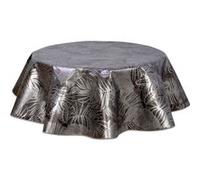 CPM - Nappe ronde en toile cirée design Vitali - Diam. 150 cm - Noir