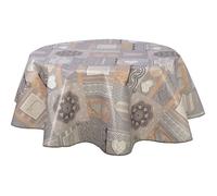CPM - Nappe ronde en toile cirée provençale Lovely - Diam. 150 cm - Gris - Lovely