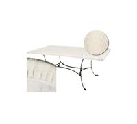 CPM - Sous-nappe protège table rectangulaire Basic - L. 100 x l. 160 cm - Blanc - Basic Blanc