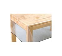 Nappe de table GENERIQUE CPM - Toile cirée Cristal rectangulaire - L. 240 x l. 140 cm - Gris