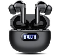 CPOD-Ecouteurs Bluetooth Sans Fil,Écouteurs Bluetooth 5.3 Avec 4 Enc Réduction De Bruit Mic Casque,Hi-Fi Son Stéréo,48 Heures Durée,Oreillette Bluetooth Sport Ip7 Étanche,Écran Led,Contrôle Tac