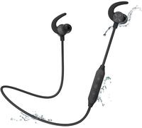 CPOD-Motorola Moto Sp105 Écouteurs Intra-Auriculaires Sport Sans Fil 8 Heures D'Autonomie,Étanche Ipx5,Design Magnétique Anti-Enchevêtrement,Fonction Mains Libres Noir