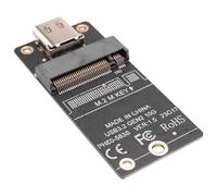 Cpolebev 1 Boîtier Adaptateur M.2 vers Type-C pour SSD M.2 NVME - Carte Intermédiaire D'Encastrement pour Disque Dur M.2 - Noir