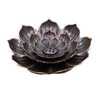 Cpolebev 1 Brûleur D'Encens Pièces, Porte-Encens pour Bâtons, Porte-Bâton D'Encens Lotus avec Cendrier Amovible, Installation Facile