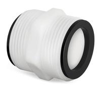 Cpolebev 1 Connecteur de Tuyau de Piscine de 1,5 à 1,5 Pouces pour Tuyau de Piscine Hors Sol et Pompes à Filtre Blanc