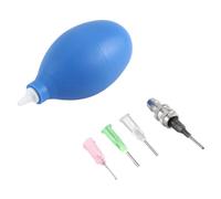 Cpolebev 1 Ensemble D'Outils de Poterie Fournitures Applicateur de Précision en Céramique Ensemble D'Embouts Applicateurs de 3 Onces (Bleu)