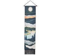 Cpolebev 1 Ensemble Tapisserie éTroite Tenture Murale Longue Peinture de Paysage Nature Paysage Tapisserie pour Chambre Tapisserie Verticale