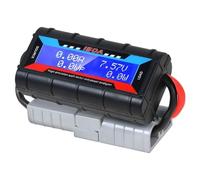 Cpolebev 1 PCS 150A LCD Numérique Ampèremètre Watt Mètre Analyseur de Puissance en Plastique Noir Caravane Solaire Mètre pour Outil de Prise Anderson