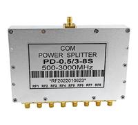 Cpolebev 1 PCS 8 Way SMA Power Splitter 500Mhz-3000MHz Câble Splitter Diviseur Distributeur