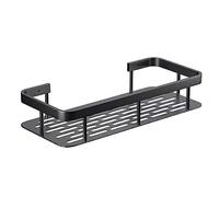 Cpolebev 1 Pcs Support Mural sans Perçage Étagère d'angle Douche Support de Rangement Support Toilette Maquillage Organisateur pour Shampooing
