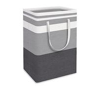 Cpolebev 1 Pièce 75L Panier à Linge Pliable Panier à Linge avec Poignées Allongées pour Vêtements, A