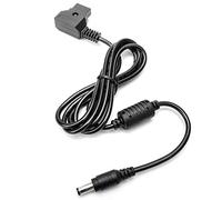 Cpolebev 1 Pièce DTAP Fiche vers DC 5.5X2.5Mm Câble Noir Câble d'alimentation pour DSLR Power V-Mount Anton Power Wire