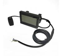 Cpolebev 1 Pièce Ebike 24V 36V 48V 72V KT LCD3 Affichage LCD Noir Métal + Plastique Vélo Électrique Compteur Intelligent