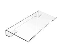 Cpolebev 1 Support de Clavier D'Ordinateur en Acrylique pour Bureau, Transparent, pour Le Bureau, L'École.
