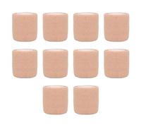Cpolebev 10 Pièces Beige Coloré Sport Auto-Adhésif Élastique Bandage Enveloppement 4,5 M Bande Élastique pour Genouillère, Doigts Durables