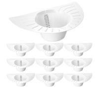 Cpolebev 10 Pièces de Chapeau de Collecte D'Urine pour Kit de Collecte D'Échantillons de de Toilettes, Chapeaux de Toilette, Collecteur D'Urine pour Attrape-, 30 Oz/900 Cc