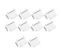 Cpolebev 10 PièCes Mini MéTal PCIE PCI-E Demi-Taille Carte D'Extension sans WiFi Pci-Express Adaptateur Support avec Vis
